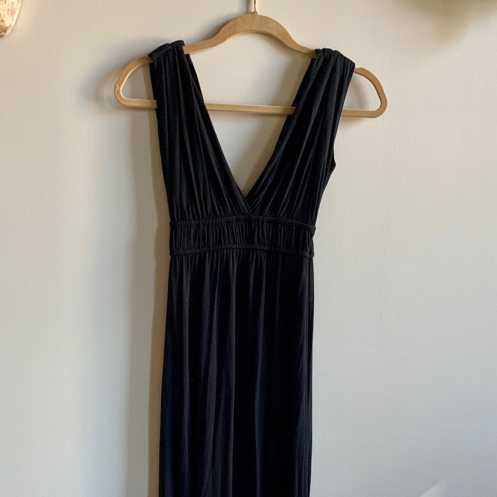 Aqua Black Maxi Dress